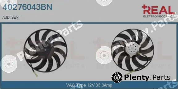 Real 40276043BN — Fan, engine cooling