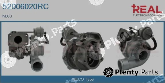 Real 52006020RC — Charger, charging (supercharged/turbocharged)
