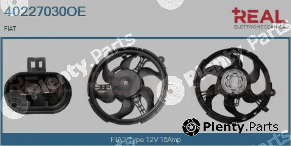 Real 40227030OE — Electric Motor, radiator fan