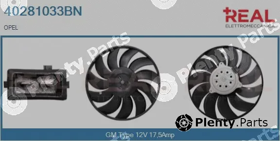 Real 40281033BN — Fan, engine cooling