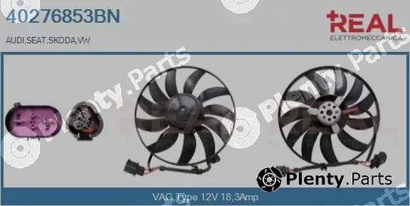 Real 40276853BN — Fan, engine cooling