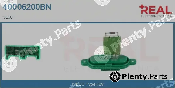 Real 40006200BN — Resistor, interior blower