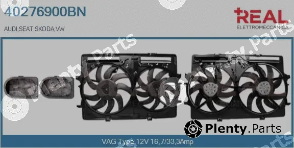 Real 40276900BN — Electric Motor, radiator fan