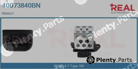Real 40073840BN — Series resistor, electric motor (radiator fan)