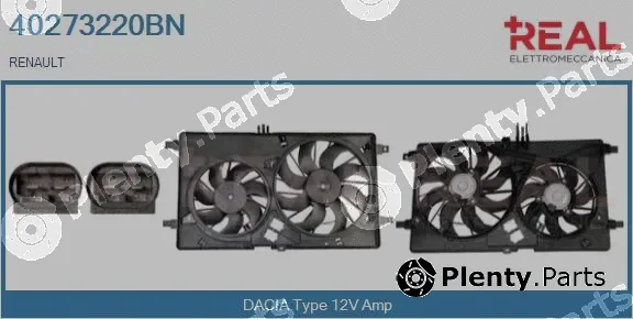 Real 40273220BN — Electric Motor, radiator fan