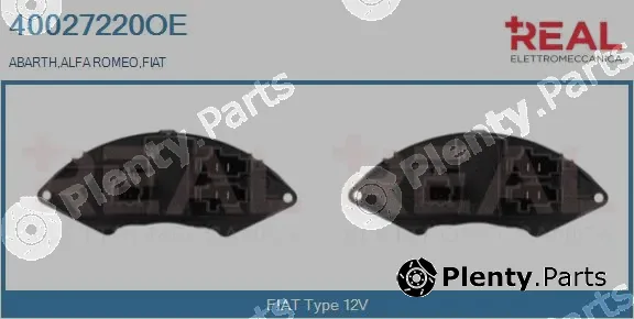 Real 40027220OE — Resistor, interior blower