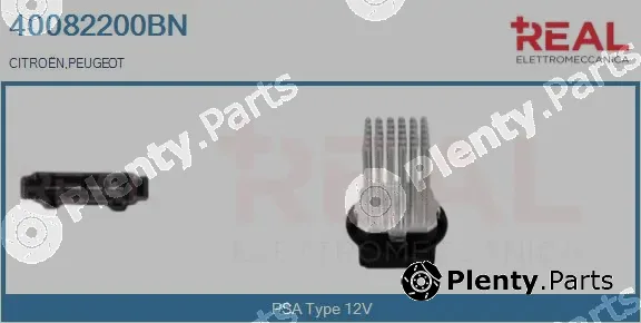 Real 40082200BN — Resistor, interior blower