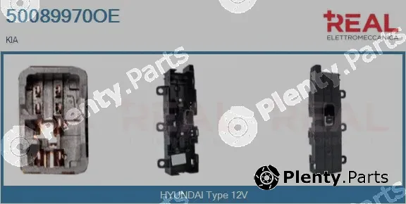 Real 50089970OE — Switch, window regulator