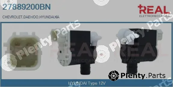 Real 27889200BN — Washer Fluid Pump, window cleaning
