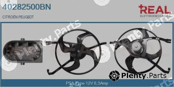 Real 40282500BN — Electric Motor, radiator fan