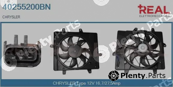 Real 40255200BN — Electric Motor, radiator fan