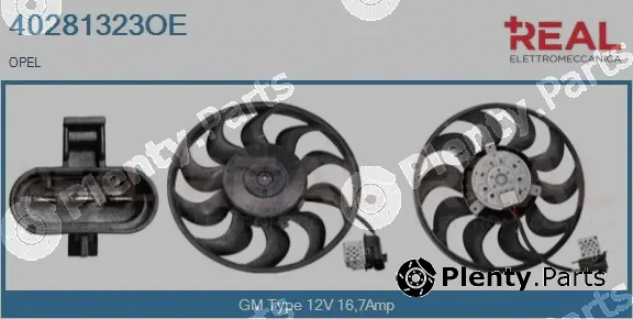 Real 40281323OE — Fan, engine cooling
