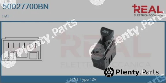 Real 50027700BN — Switch, window regulator