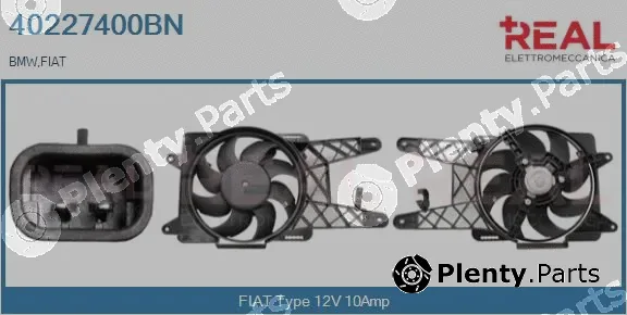 Real 40227400BN — Electric Motor, radiator fan