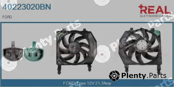 Real 40223020BN — Electric Motor, radiator fan