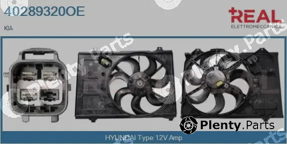 Real 40289320OE — Electric Motor, radiator fan
