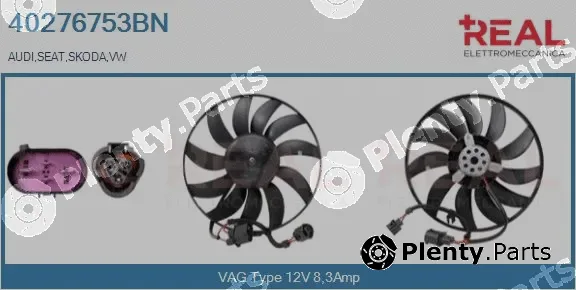 Real 40276753BN — Fan, engine cooling