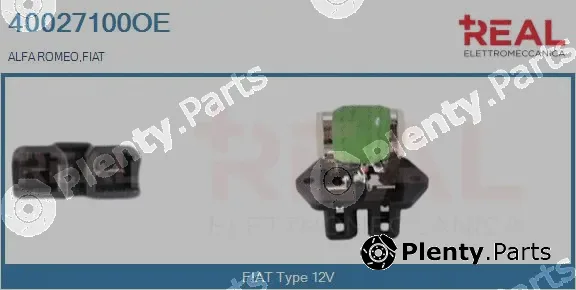 Real 40027100OE — Series resistor, electric motor (radiator fan)
