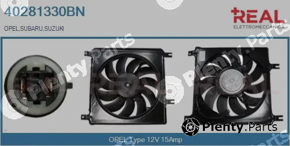 Real 40281330BN — Electric Motor, radiator fan