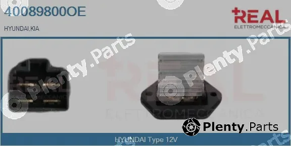 Real 40089800OE — Resistor, interior blower