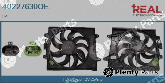 Real 40227630OE — Electric Motor, radiator fan