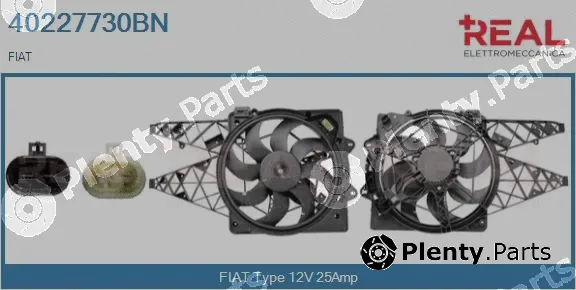 Real 40227730BN — Electric Motor, radiator fan