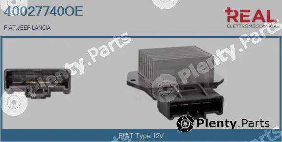 Real 40027740OE — Resistor, interior blower