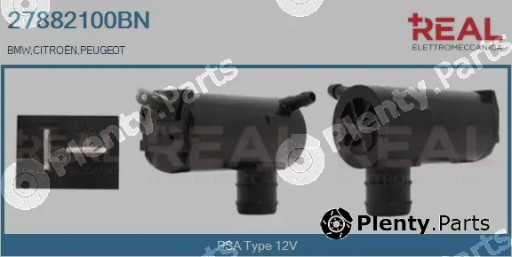 Real 27882100BN — Washer Fluid Pump, window cleaning