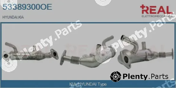 Real 53389300OE — Cooler, exhaust gas recirculation
