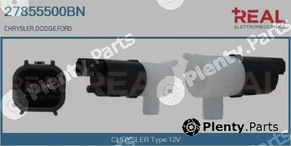 Real 27855500BN — Washer Fluid Pump, window cleaning