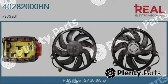 Real 40282000BN — Electric Motor, radiator fan