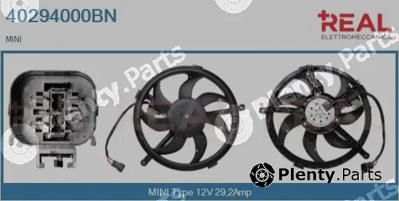 Real 40294000BN — Electric Motor, radiator fan