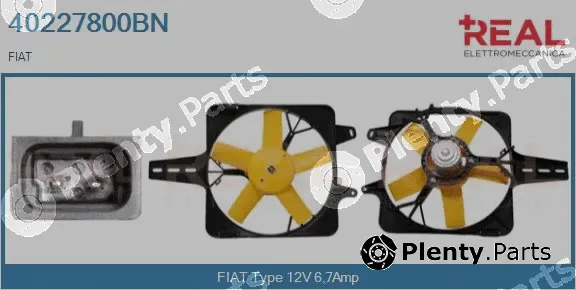 Real 40227800BN — Electric Motor, radiator fan
