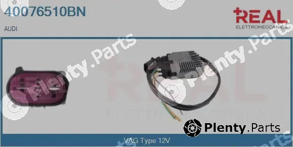 Real 40076510BN — Series resistor, electric motor (radiator fan)