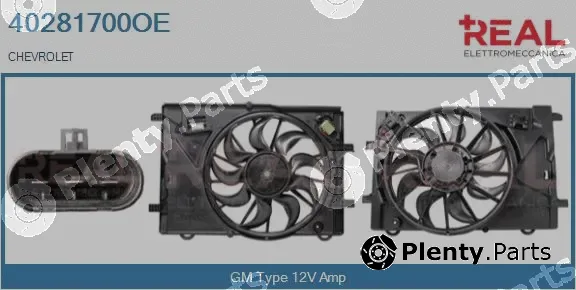 Real 40281700OE — Electric Motor, radiator fan