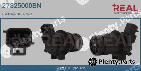 Real 27825000BN — Washer Fluid Pump, window cleaning
