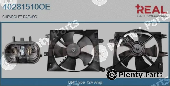 Real 40281510OE — Electric Motor, radiator fan