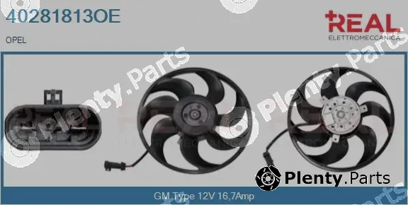 Real 40281813OE — Fan, engine cooling