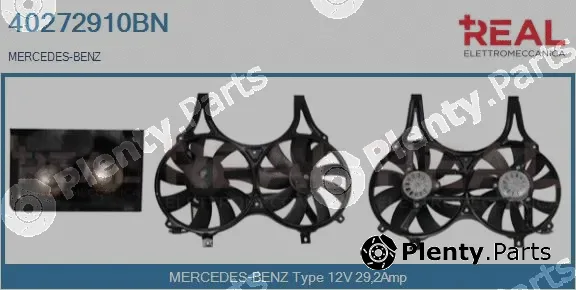 Real 40272910BN — Electric Motor, radiator fan
