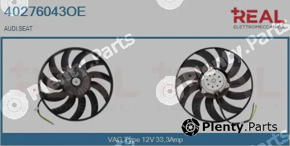 Real 40276043OE — Fan, engine cooling