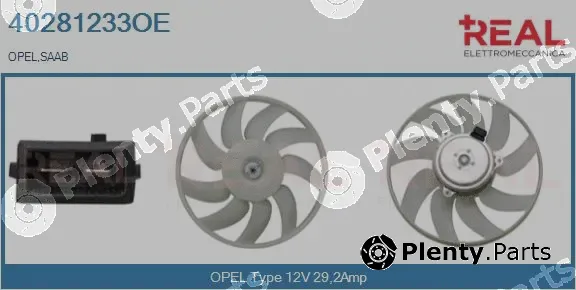 Real 40281233OE — Fan, engine cooling