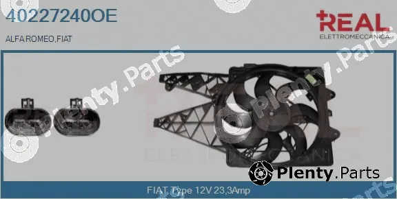 Real 40227240OE — Electric Motor, radiator fan