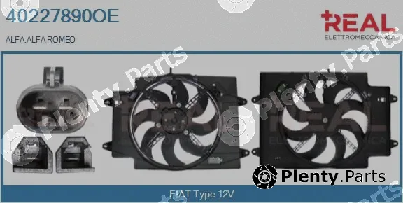 Real 40227890OE — Electric Motor, radiator fan