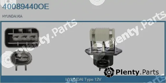Real 40089440OE — Series resistor, electric motor (radiator fan)