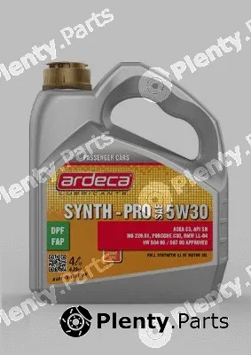 Ardeca Lubricants P01011-ARD004 — Engine Oil ARDECA SYNTH-PRO 5W30