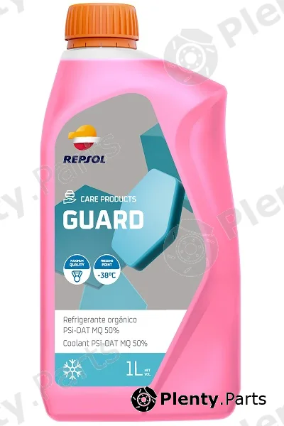 Repsol RPP9142GKA — Antifreeze GUARD REFRIGERANTE ORGÁNICO PSi-OAT MQ 50%