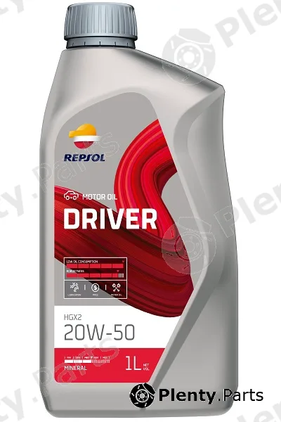 Repsol RP_0155T — Engine Oil DRIVER HGX2 20W-50