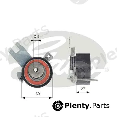 Gates-Sea T43172 — Tensioner Pulley, timing belt PowerGrip®