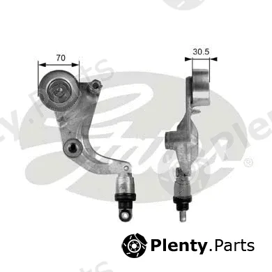 Gates-Sea T39077 — Belt Tensioner, V-ribbed belt DriveAlign®