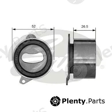 Gates-Sea T41029 — Tensioner Pulley, timing belt PowerGrip®